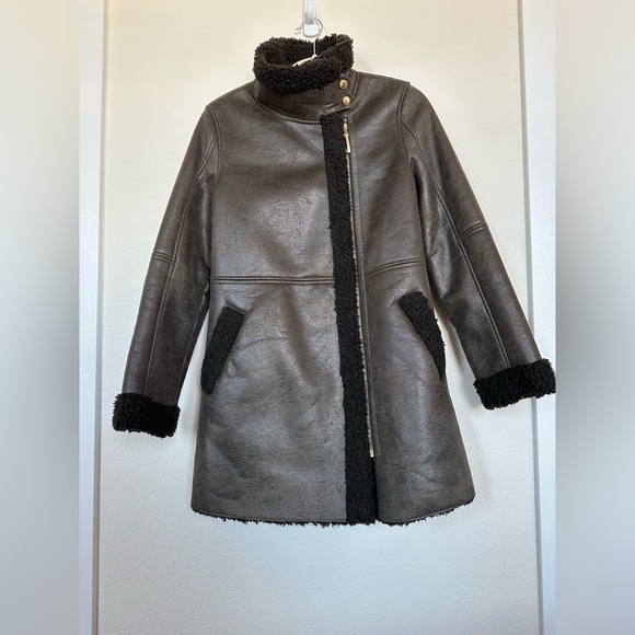 Ellen Tracy | Faux Fur Coat | Brown | XS - Picture 3 of 6